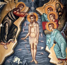 Byzantine Fresco from the 15th Century